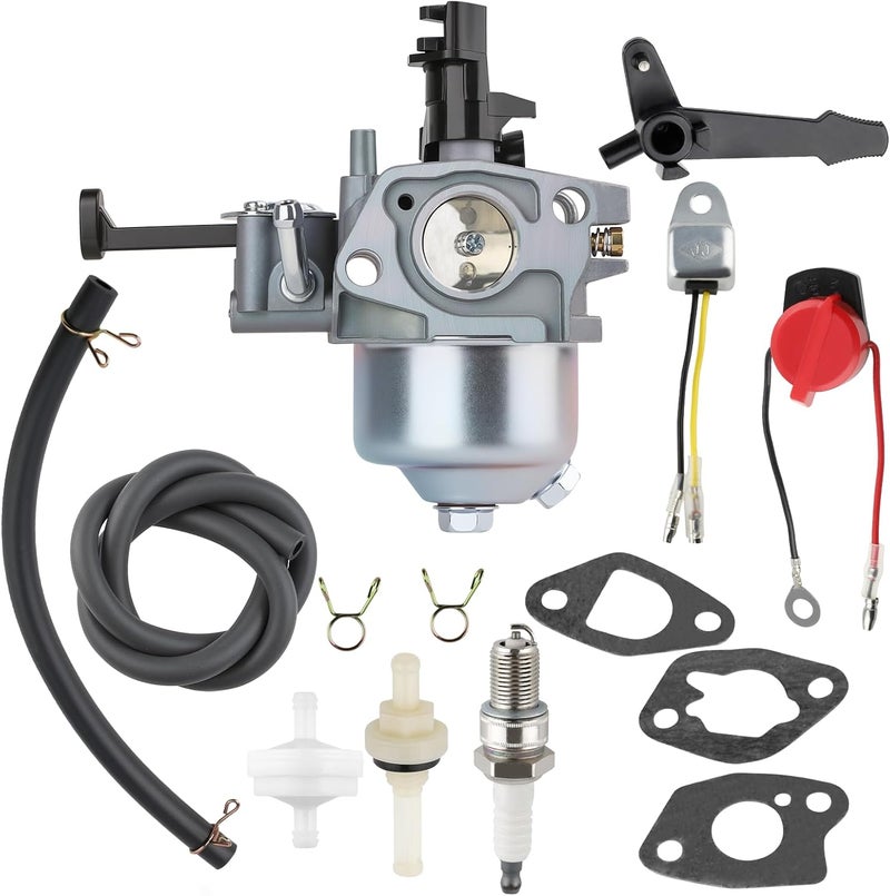 Ferilter Store 196cc Carburetor for Kohler SH265 3000 Series 6.5hp Engine Wood Log Splitter Tiller Pressure Washer Parts 18 853 12-S 18 853 16-S Carburetor SH265 Tune up Kit - Image 1